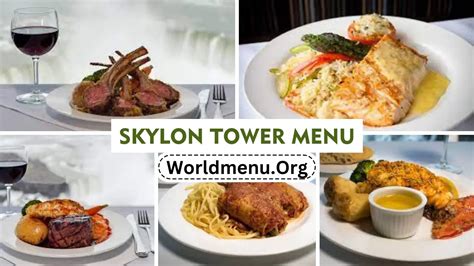 Skylon tower menu prices  Niagara Falls